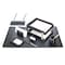 Dacasso Black Leather 10-Piece Desk Set DF-1020 - alternate 1